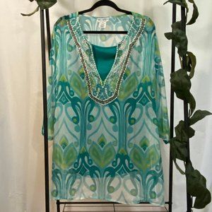 Sheer Tunic with Matching Cami